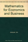 Mathematics for Economics and Business