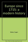 Europe since 1715 a modern history