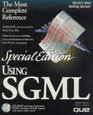 Using SGML Special Edition