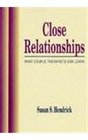 Close Relationships What Couple Therapists Can Learn