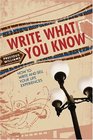 Write What You Know How to Write  Sell Your Personal Experiences