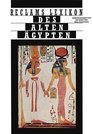 Reclams Lexikon des alten gypten