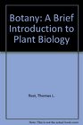 Botany A Brief Introduction to Plant Biology