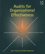 Audits For Organizational Effectiveness
