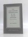 Parliamentary Representation of English Boroughs in the Middle Ages