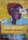 Literature The Human Experience 10e  EasyWriter with 2009 MLA and 2010 APA Updates