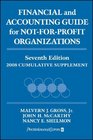 Financial and Accounting Guide for NotforProfit Organizations 2008 Cumulative Supplement