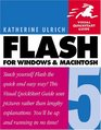 Flash 5 for Windows and Macintosh Visual QuickStart Guide