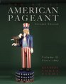 Kennedy American Pageant Volume Two Brief 7e