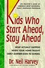 Kids Who Start Ahead