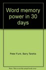 Word memory power in 30 days