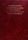 Introduction to Mathematical Logic Third Edition