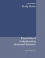 Study Guide Used with SueEssentials of Understanding Abnormal Behavior