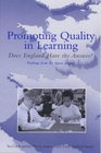 Promoting Quality in Learning Does England Have the Answer