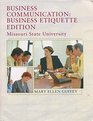 Business Communication Business Etiquette Edition 6th Edition