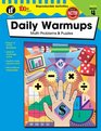 The 100 Series Daily Warmups Grade 4 Math Problems  Puzzles