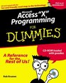 Access 2002 Programming for Dummies