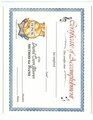 Certificates of Accomplishment