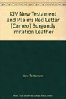 KJV New Testament and Psalms Red Letter  Burgundy imitation leather NTPR420