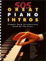 505 Great Piano Intros