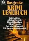 Das Groe Krimi Lesebuch