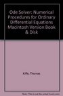 Ode Solver Numerical Procedures for Ordinary Differential Equations Macintosh Version Book  Disk