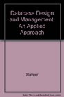 Database Design and Management An Applied Approach