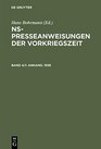 NsPresseanweisungen Der Vorkriegszeit Edition Und Dokumentation  1936/Vol 4