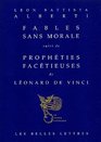 Fables sans morale suivi de Prophties factieuses de Lonard de Vinci