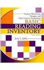 BASIC READING INVENTORY STUDENT BOOKLET