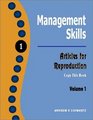 Management Skills Articles for Reproduction Volume 1 Copy this Book