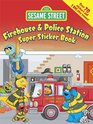 Sesame Street Firehouse  Police Station Super Sticker Book