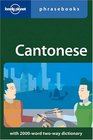 Cantonese Lonely Planet Phrasebook