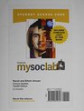 MySocLab with Pearson eText Student Access Code Card for Racial and Ethnic Groups Census Update
