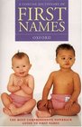 A Concise Dictionary of First Names