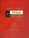 Sampson  Tindall's Texas Family Code Annotated With Related State And Federal Statutes