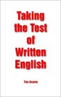 Taking the Test of Written English