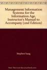 Management Information Systems for the Information Age Instructor's Manual to Accompany