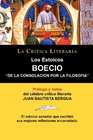 Los Estoicos Boecio De La Consolacion Por La Filosofia La Crtica Literaria Prologado y anotado por Juan B Bergua