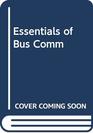 Essentials of Bus Comm