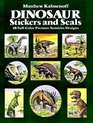 Dinosaur Stickers and Seals  48 FullColor PressureSensitive Designs