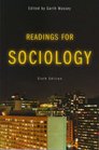 Readings for Sociology Sixth Edition