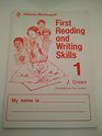 First Reading and Writing Skills Bk 1