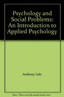 Psychology and Social Problems An Introduction to Applied Psychology