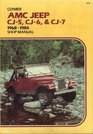 AMC Jeep CJ5 CJ6  CJ7 19681981 shop manual