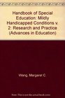 Handbook of Special Education Research  Practice  Volume 2