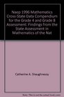 Naep 1996 Mathematics CrossState Data Compendium for the Grade 4 and Grade 8 Assessment Findings from the State Assessment in Mathematics of the Nat