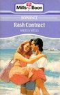 Rash Contract (Mills & Boon Romance)
