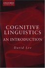 Cognitive Linguistics An Introduction