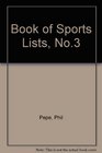 Book of Sports Lists No3